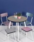 table léon taupe tabouret leon les gambettes formica retro design