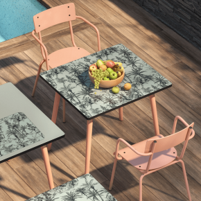 Chaise de jardin Adulte Sun – uni Terracotta
