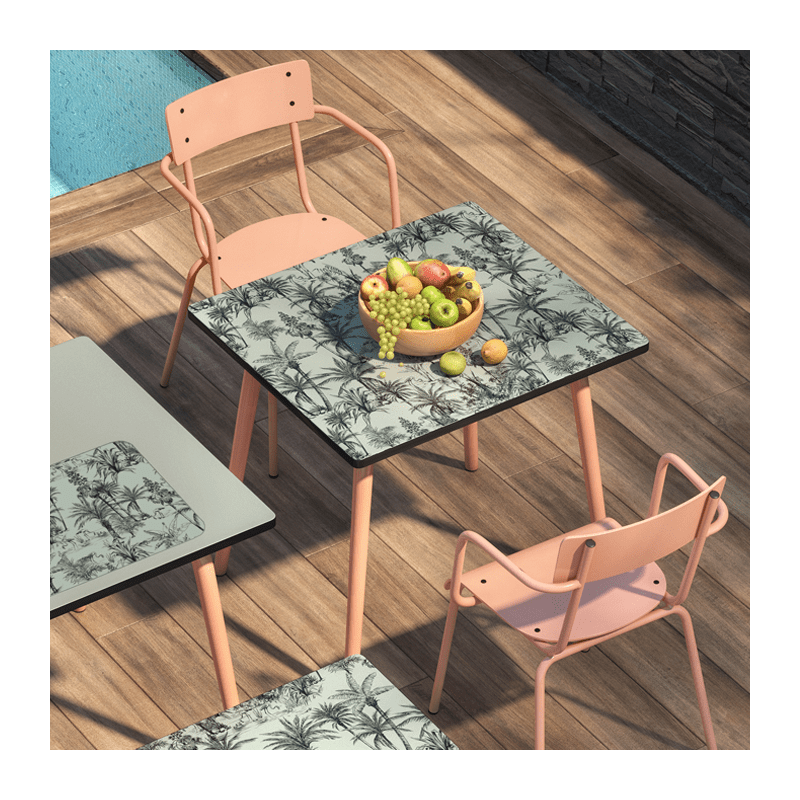Chaise de jardin Sun – Uni Terracotta