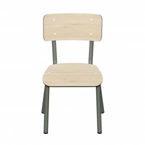 Chaise d’écolier Enfant Little Suzie – uni Bois Clair Pieds Kaki