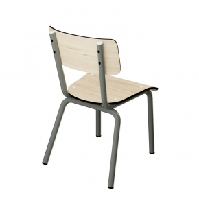 Chaise d’écolier Enfant Little Suzie – uni Bois Clair Pieds Kaki