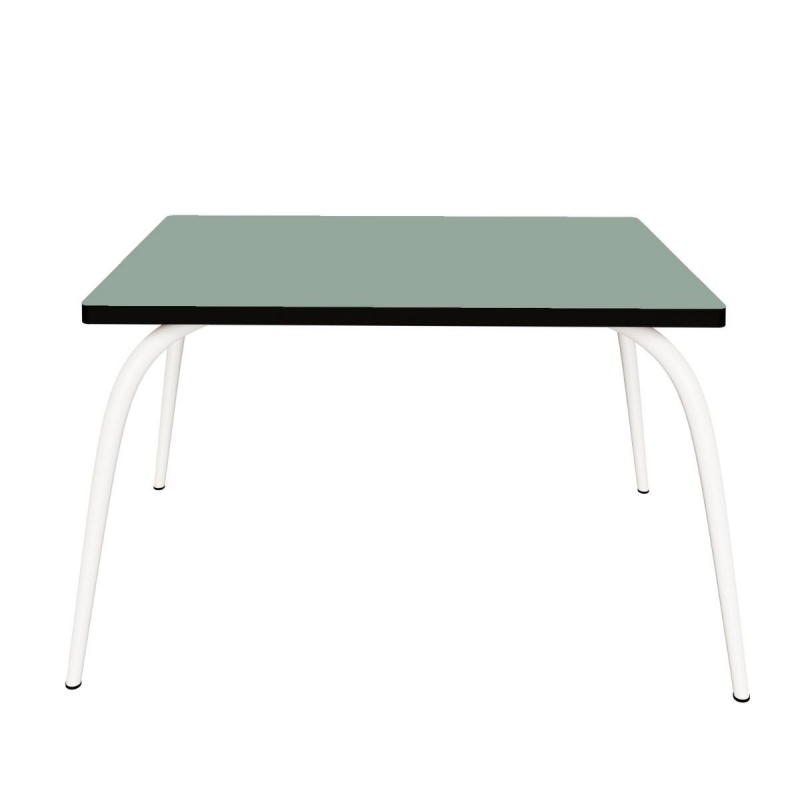 Table de jeux enfants Gaby - uni Kaki Pieds Blancs
