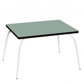 Table de jeux enfants Gaby - uni Kaki Pieds Blancs