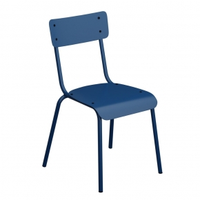 Chaise de jardin Sun – Uni Bleu Azur