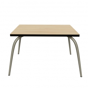 Table de jeux enfants Gaby - uni Bois Clair - Pieds Kaki