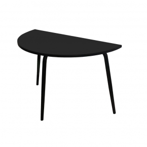 Table Paloma H75 cm- uni Noir Pieds Noirs