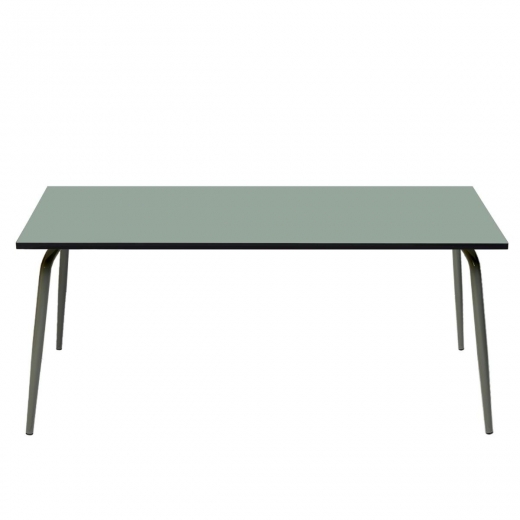 Table de Jardin Sun – Uni Kaki pieds Kaki – 160×90