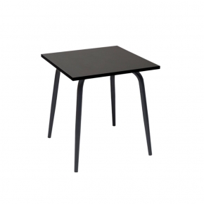 Table de jardin Sun – Uni Gris Anthracite - Pieds Anthracite - 65x65