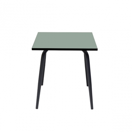 Table de Jardin Sun – Uni Kaki Pieds Anthracite – 65×65