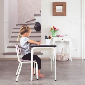 Bureau d’écolier enfant Régine – Uni Kaki - Pieds Blancs