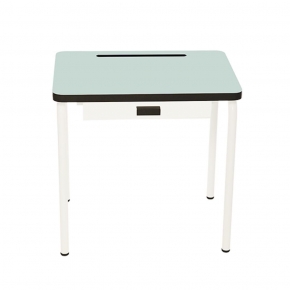 Bureau d’écolier enfant Régine – Uni Menthe - Pieds Blancs