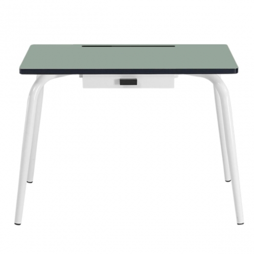 Bureau d’écolier élémentaire Romy – uni Kaki Pieds Blancs