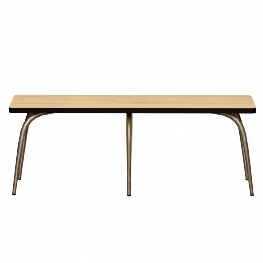 Banc Annie – imprimé Bois Clair Pieds Bruts
