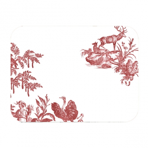 Lot de 4 Sets de Table Lulu – Imprimé Toile de jouy