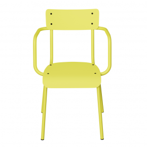 Fauteuil de jardin Sun – Uni Jaune Citron