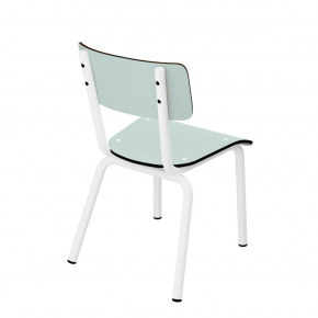 Chaise d’écolier Enfant Little Suzie – uni Menthe Pieds Blancs