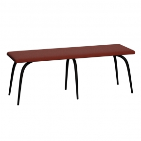 Banc Annie – Feutrine Bordeaux Pieds Noirs