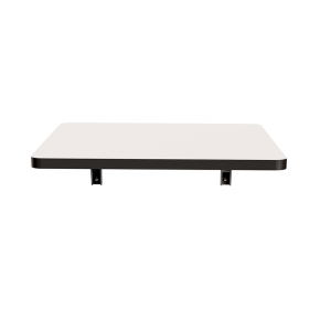 Table rabattable - Stratifié Uni Blanc