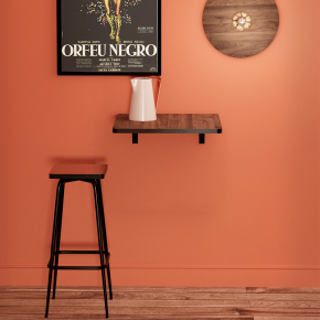 NEW - Table rabattable - Uni Bois Clair