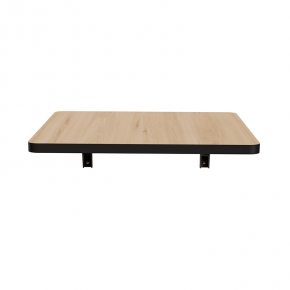 Table rabattable - Stratifié Uni Bois Clair