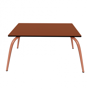 Table Basse Sun – Uni Paprika - Pieds Terracotta