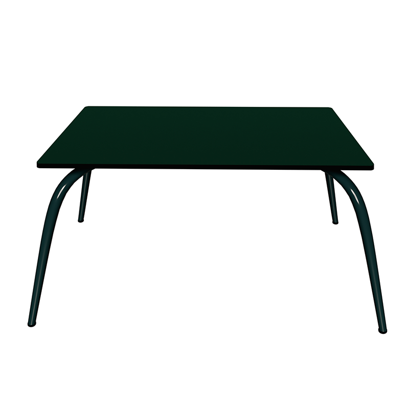 Table Basse Sun – Uni Vert Sapin - Pieds Anthracite