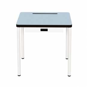 Bureau d’écolier enfant Régine – Uni Bleu Ciel - Pieds Blancs