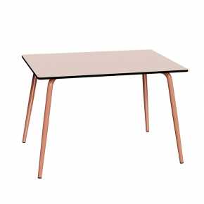 Table de jardin Sun – Uni Rose - Pieds Terracotta - 120x80