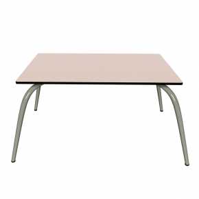 Table Basse Sun – Uni Rose Poudré - Pieds Kaki