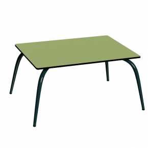 Table Basse Sun – Uni Vert Tilleul - Pieds Anthracite