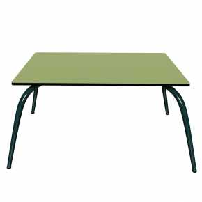 Table Basse Sun – Uni Vert Tilleul - Pieds Anthracite