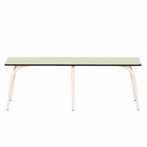 Banc Sun – Uni Menthe - Pieds Rose Poudré