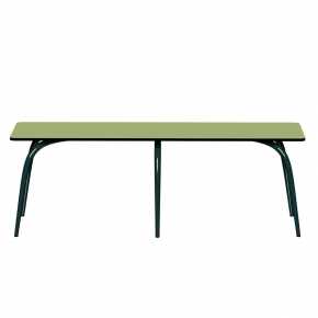 Banc Sun – Uni Vert Tilleul - Pieds Anthracite