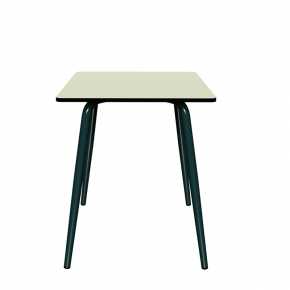 Table de Jardin Sun – Uni Menthe - Pieds Anthracite –  65×65