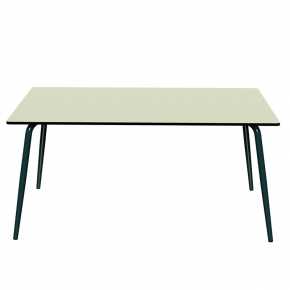 Table de Jardin Sun – Uni Menthe Pieds Anthracite – 160×90