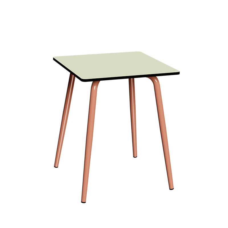 Table de Jardin Sun – Uni Menthe Pieds Terracotta –  65×65