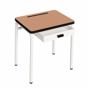 copy of Bureau d’écolier enfant Régine – Uni Corail - Pieds Blancs