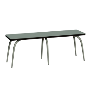Banc Annie – Assise Stratifié Kaki - Pieds Kaki