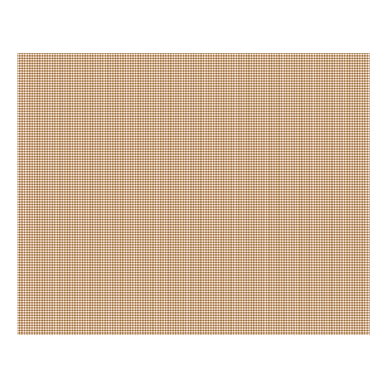 NEW Tapis Vadim vinyle – Imprimé Mini Vichy Ocre - 160 x 200cm