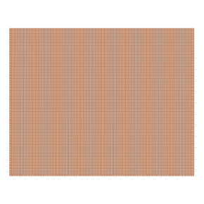 NEW Tapis Vadim vinyle – Imprimé Mini Vichy Paprika - 160 x 200cm