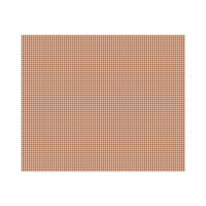 Tapis Vadim vinyle – Imprimé Mini Vichy Paprika - 120 x 100cm