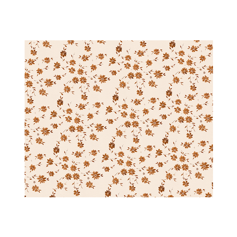 Tapis Vadim vinyle – Imprimé Bohème Paprika - 120 x 100cm