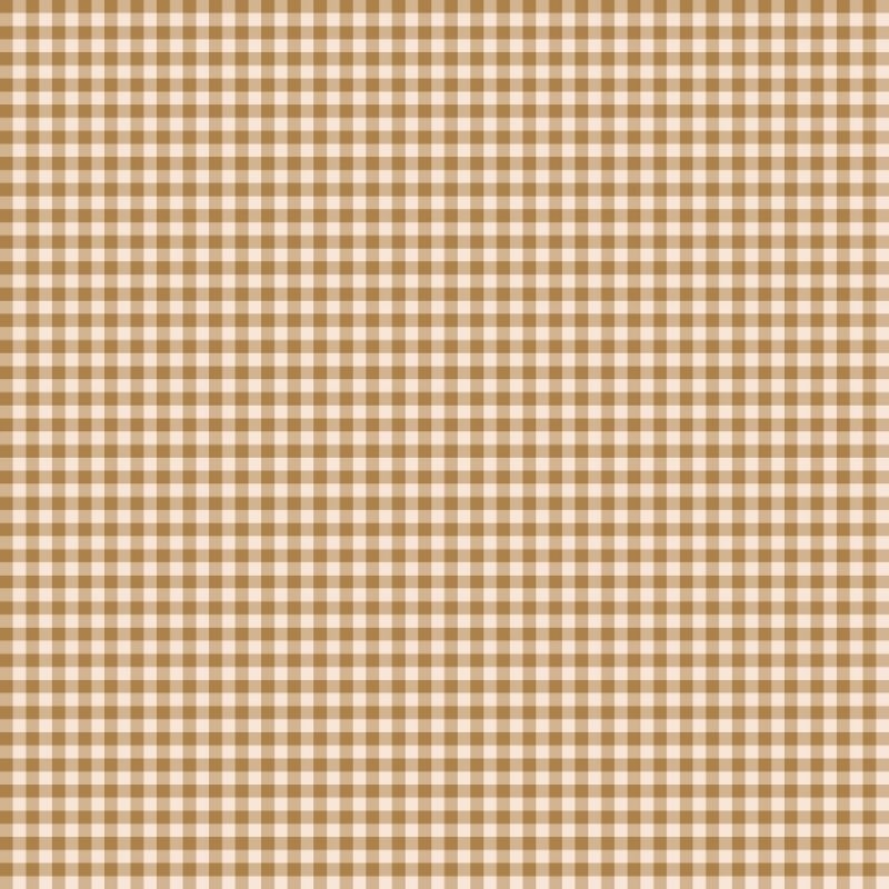 NEW Papier Peint Côme - Imprimé Mini Vichy Ocre