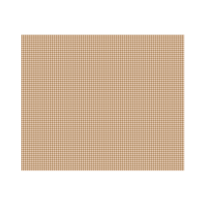 Tapis Vadim vinyle – Imprimé Mini Vichy Ocre - 120 x 100cm