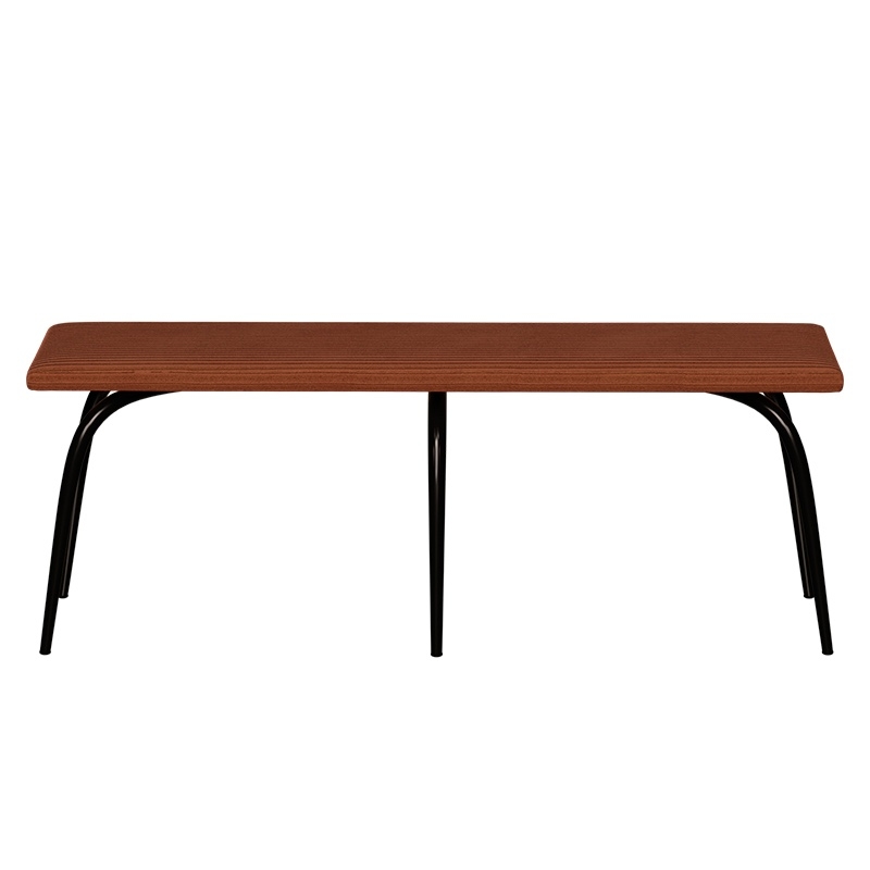 NEW Banc Annie – Assise Uni Velours Côtelé Paprika - Pieds Noirs