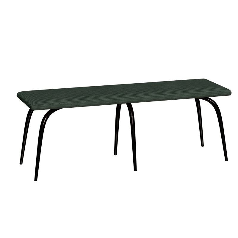 NEW Banc Annie – Assise Uni Velours Côtelé Vert Forêt - Pieds Noirs