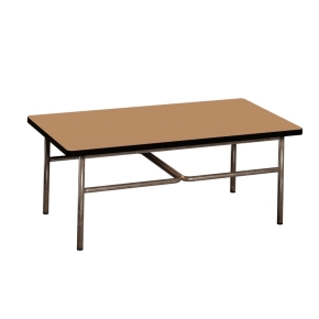 NEW Table basse Elienor 110x60 - uni Ocre - Pieds Bruts