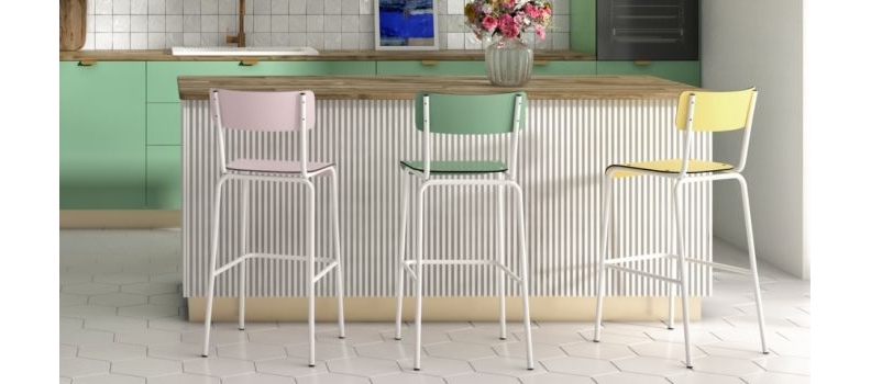 Tabourets de bar retro-design - Les Gambettes