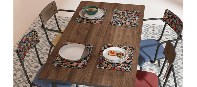 Sets de tables pour un style retro - Les Gambettes