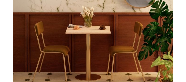 Tables en plastique recyclé : écologiques, colorés - Les Gambettes